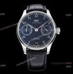 ZF Factory 1:1 Super Clone IWC Portugieser 7 Days IW500109 Watch Black Dial Stainless Steel